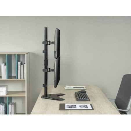 Soporte de mesa con base equip 650128 para 2 pantallas 13"-32" doble brazo vesa standard hasta 9kg p