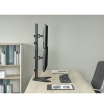 Soporte de mesa con base equip 650128 para 2 pantallas 13"-32" doble brazo vesa standard hasta 9kg p