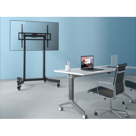 Soporte de suelo motorizado equip 650632 pantalla 55"-100" mando distancia vesa max 800x600 max120kg