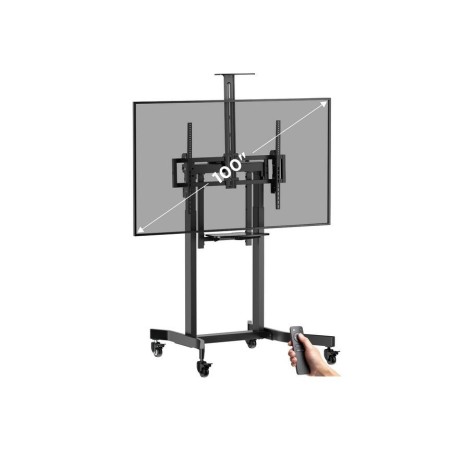 Soporte de suelo motorizado equip 650633 pantalla 55"-100" orientable vesa max 800x600 max120kg