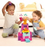 Bolsa mega bloks rosa 60pzs
