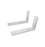 Soporte de pared para microondas, orientable y plegable