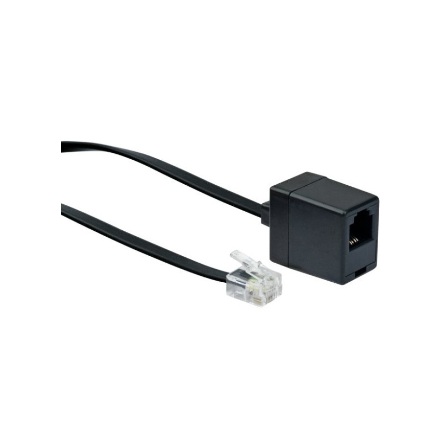 Schwaiger cable telefonico verl. rj11 6p4c - rj11 6p4c 10m