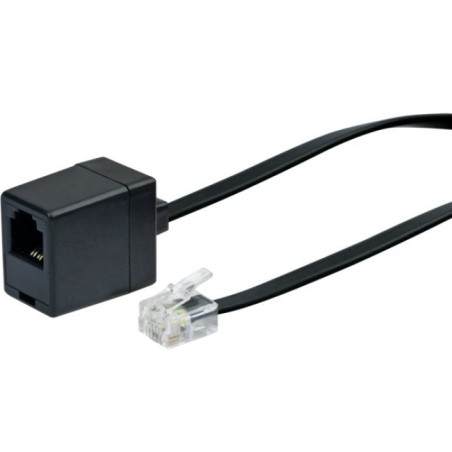 Schwaiger cable telefonico verl. rj11 6p4c - rj11 6p4c 10m