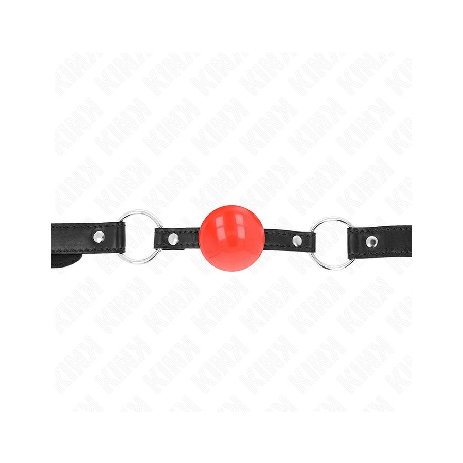 Kink - mordaza de bola 4 cm tpe rojo 60 x 2 cm