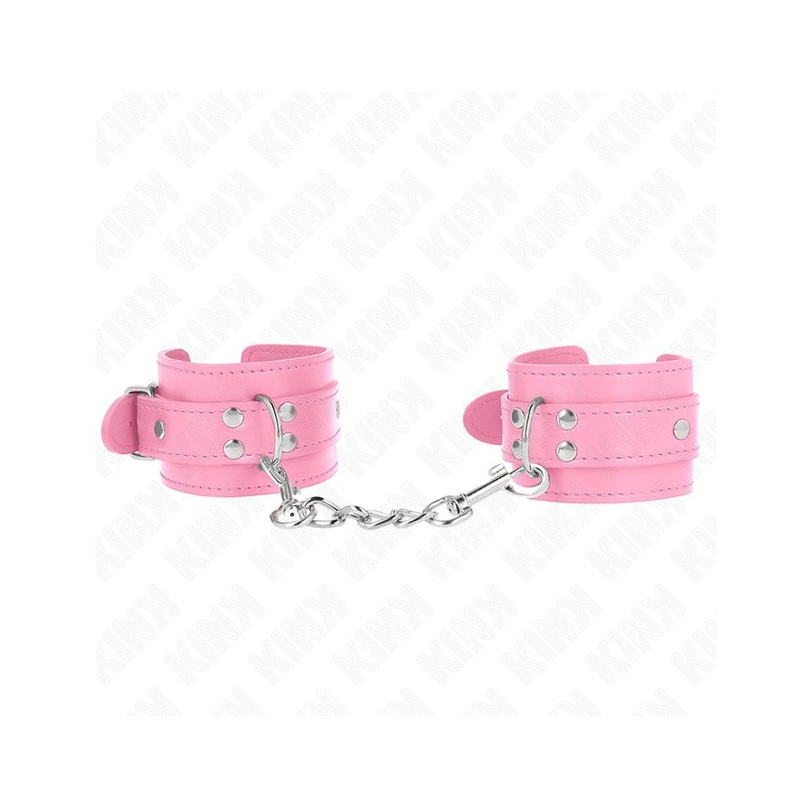 Kink - muñequeras sencillas rosa ajustable 20-23 cm x 5.5 cm