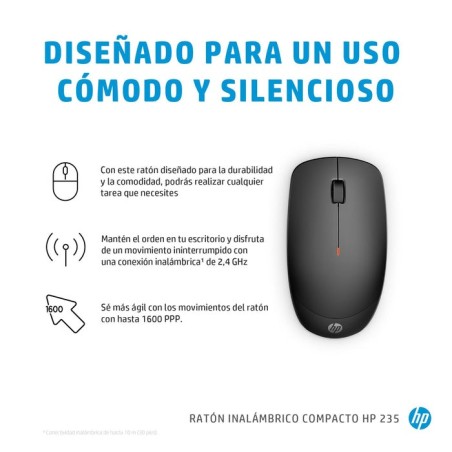 Ratón hp 235 compacto inalambrico