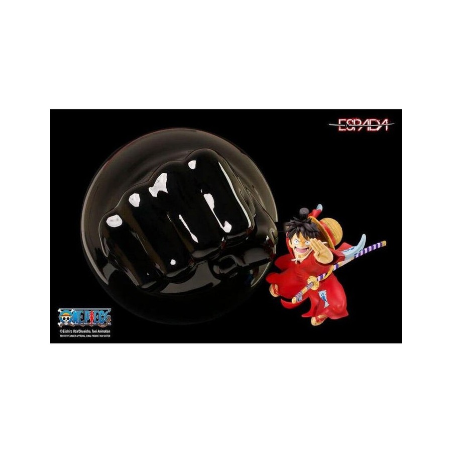 Figura one piece monkey d. luffy wall