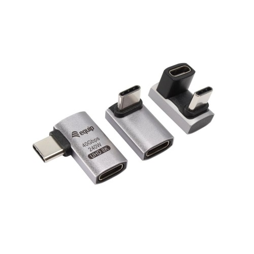 Equip adaptador usb 4.0 - usb-c 40gbps, 240w pd, 3er-pack gr