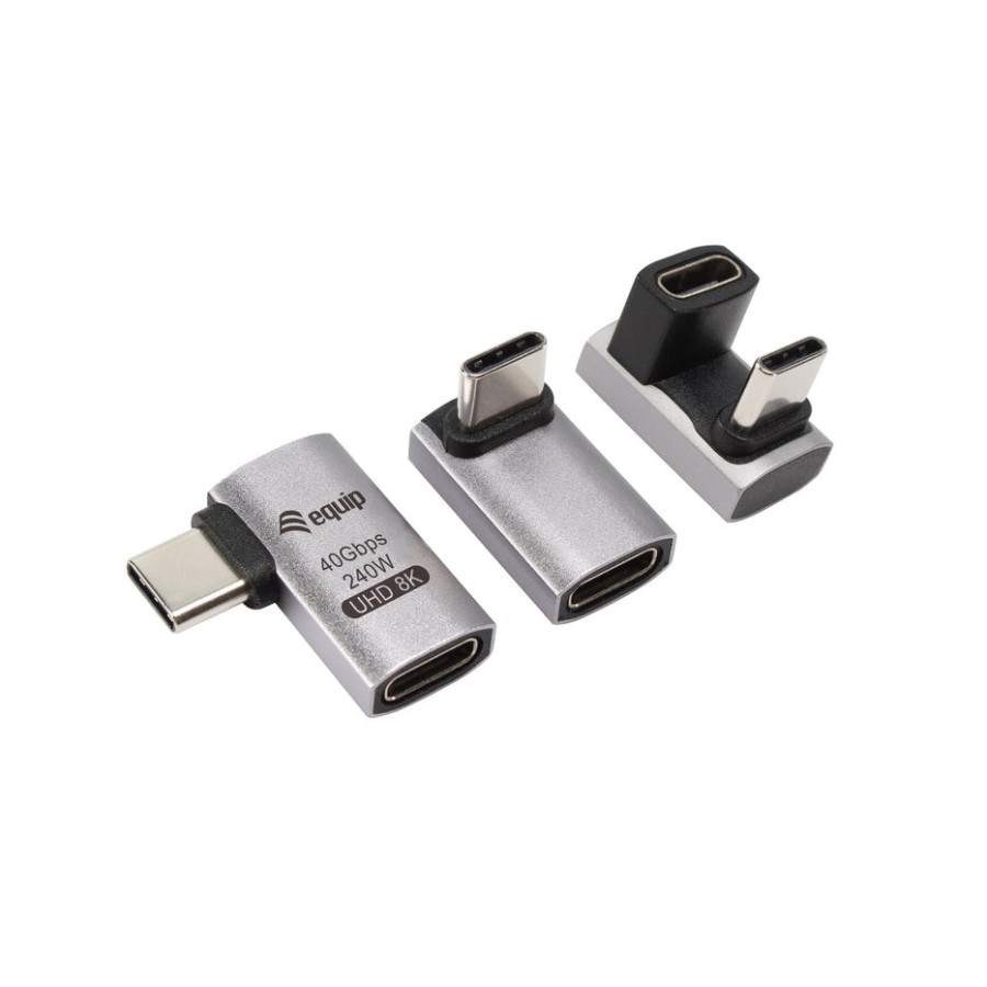 Equip adaptador usb 4.0 - usb-c 40gbps, 240w pd, 3er-pack gr