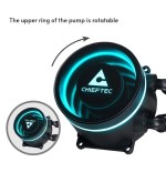 Chieftec iceberg 240 dark, refrigeración por agua negro