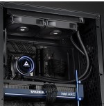 Chieftec iceberg 240 dark, refrigeración por agua negro