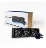 Chieftec iceberg 360 dark, refrigeración por agua negro