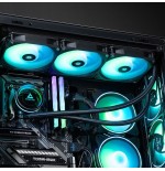 Chieftec iceberg 360 rgb, refrigeración por agua negro clc-360-rgb