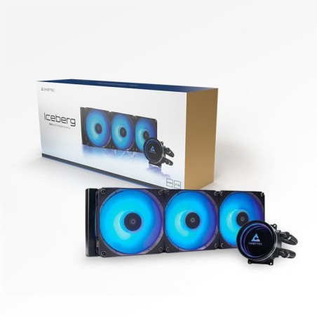 Chieftec iceberg 360 rgb, refrigeración por agua negro clc-360-rgb
