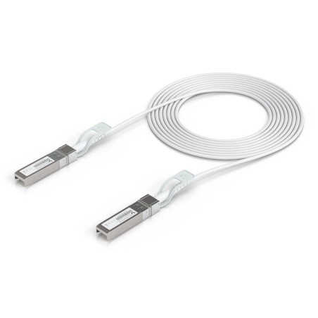 Cable ubiquiti uacc-uplink-sfp28-3m de fibra óptica e infiniband blanco