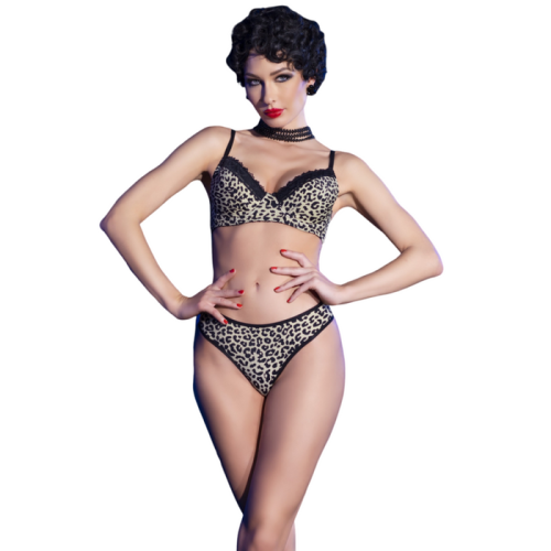 Chilirose - cr 4727 bikini 2 piezas leopardo m