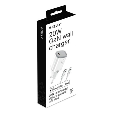 Cargador gan 1c 20w+ c a light cabl