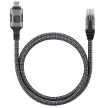 Cable techly usb-c macho to ethernet rj45 macho  1m