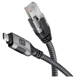 Cable techly usb-c macho to ethernet rj45 macho  1m