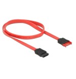 Delock cable sata 6 gb/s verlängerung 50 cm rojo