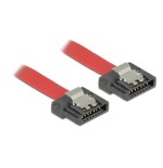 Delock cable sata flexi 6 gb/s 70 cm rojo metall