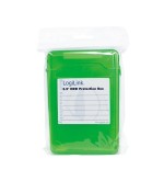 Funda de protección de disco duro logilink para hdd de 3.5 ", verde