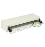 Keystone desktop patchpanel 12 port grau