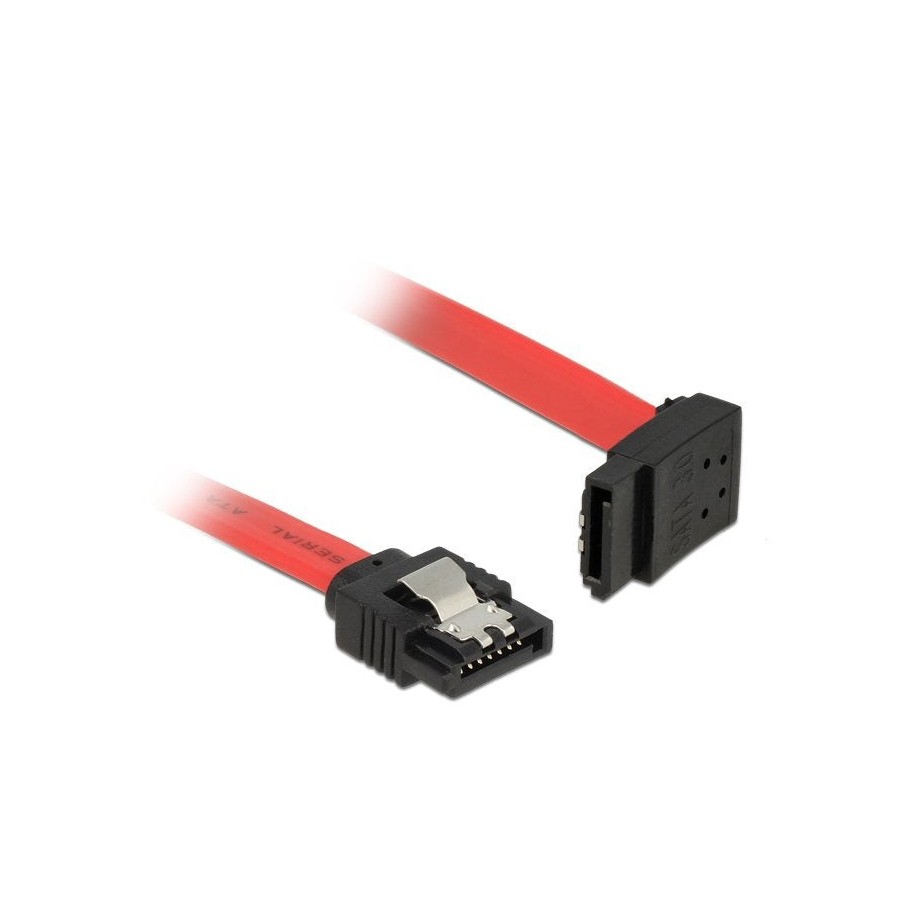 Delock cable sata 6 gb/s macho gerade  sata macho oben
