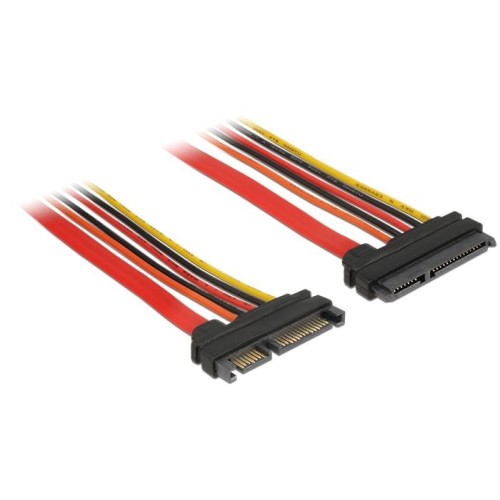Delock cable sata 6 gb/s 22 pin macho  sata 22 pin hembra
