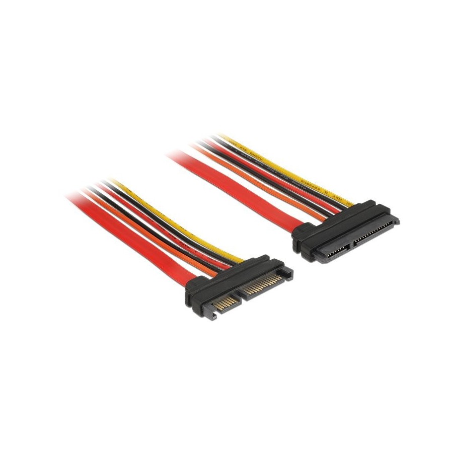 Delock cable sata 6 gb/s 22 pin macho  sata 22 pin hembra
