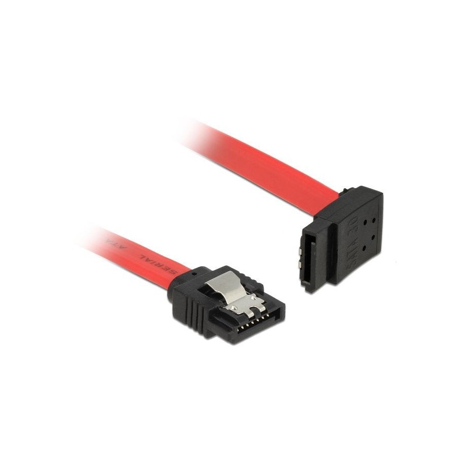 Delock cable sata 6 gb/s gerade  sata oben 20 cm rojo