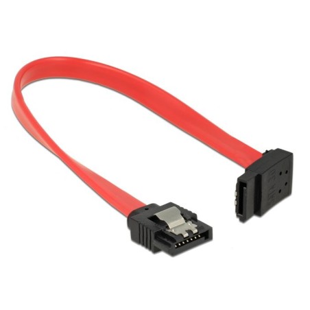 Delock cable sata 6 gb/s gerade  sata oben 20 cm rojo