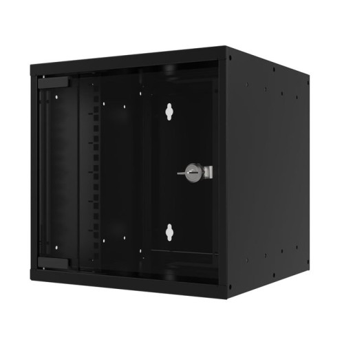 Armario efb elektronik wgb-1004ts.30  rack 9u bastidor de pared negro