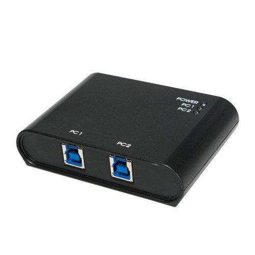 Logilink ua0216 hub interruptor usb 3.0 de 2 puertos 5000 mbit/s negro