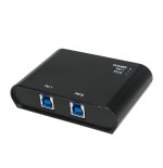 Logilink ua0216 hub interruptor usb 3.0 de 2 puertos 5000 mbit/s negro