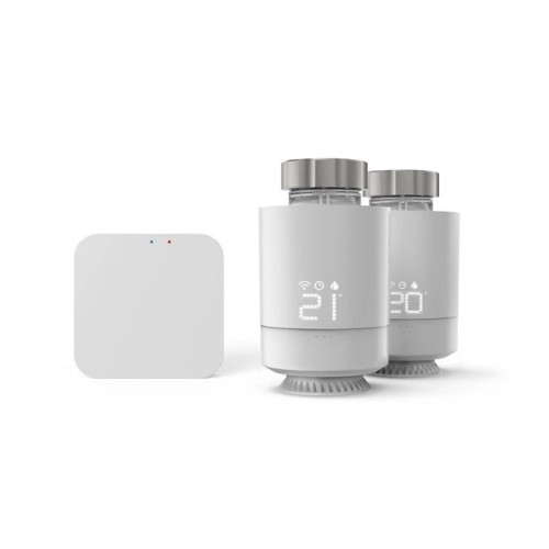 Hama control intel. calefacción por wifi, 2 therm. inteligentes + base
