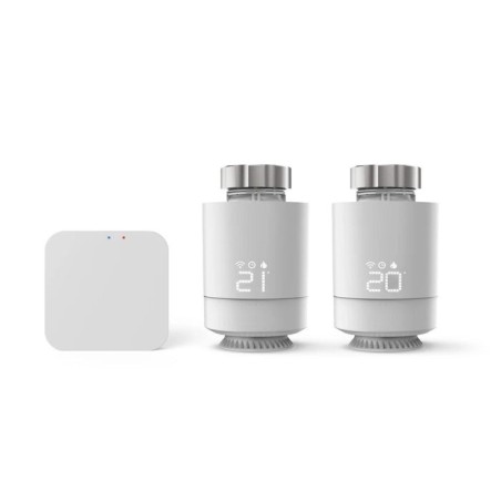 Hama control intel. calefacción por wifi, 2 therm. inteligentes + base