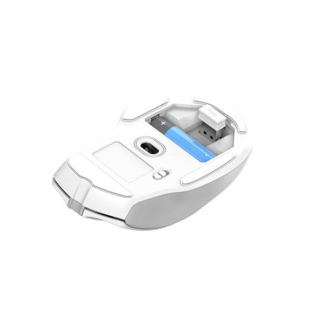Ratón inalámbrico trust nito silent hasta 2200 dpi blanco