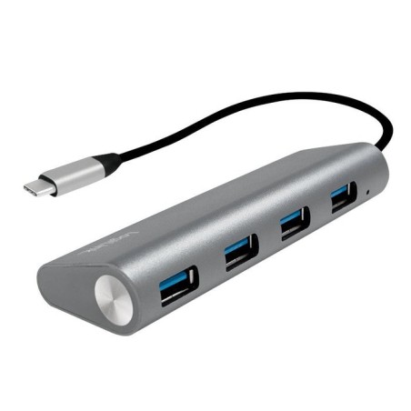 Logilink ua0309 hub de interfaz usb 3.2 gen 1 (3.1 gen 1) type-c 5000 mbit/s gris