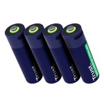 Pack de 4 pilas aa trust 25631 recargables