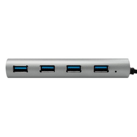 Logilink ua0309 hub de interfaz usb 3.2 gen 1 (3.1 gen 1) type-c 5000 mbit/s gris