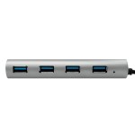 Logilink ua0309 hub de interfaz usb 3.2 gen 1 (3.1 gen 1) type-c 5000 mbit/s gris
