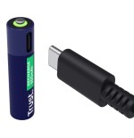 Pila recargable trust usb-c aaa 500 mah pack de 2 unidades 25585