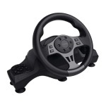 Volante trust gxt-289 con respuesta de vibracion y pedales 25122 compatible  con pc y consolas