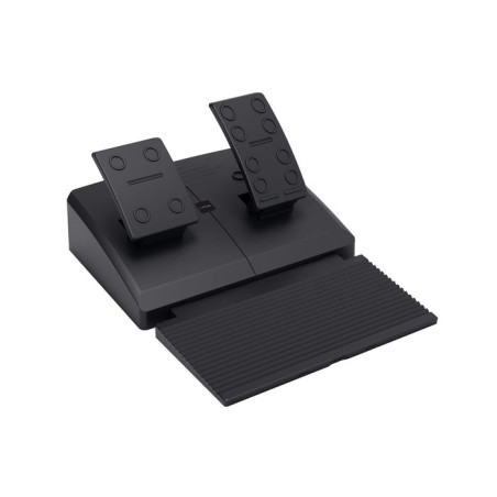 Volante trust gxt-289 con respuesta de vibracion y pedales 25122 compatible  con pc y consolas