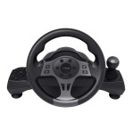 Volante trust gxt-289 con respuesta de vibracion y pedales 25122 compatible  con pc y consolas