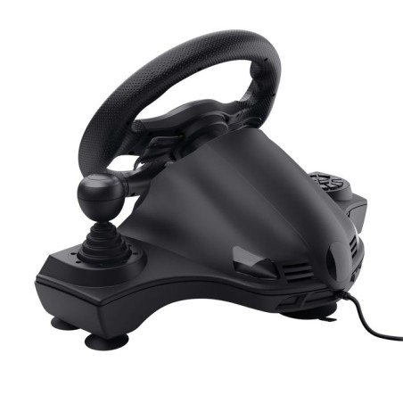 Volante trust gxt-289 con respuesta de vibracion y pedales 25122 compatible  con pc y consolas