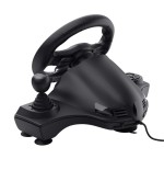 Volante trust gxt-289 con respuesta de vibracion y pedales 25122 compatible  con pc y consolas