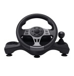 Volante trust gxt-289 con respuesta de vibracion y pedales 25122 compatible  con pc y consolas